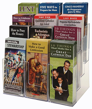 Our Sunday Visitor Acrylic Pamphlet Rack