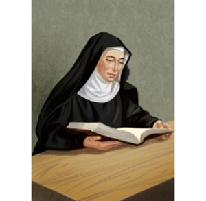 POF Card-Saint Gertrude the Great