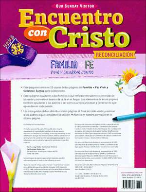 Encuentro con Cristo Reconciliation Family + Faith Sessions 1-6 Pack