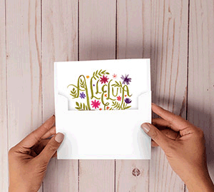 Alleluia Note Cards