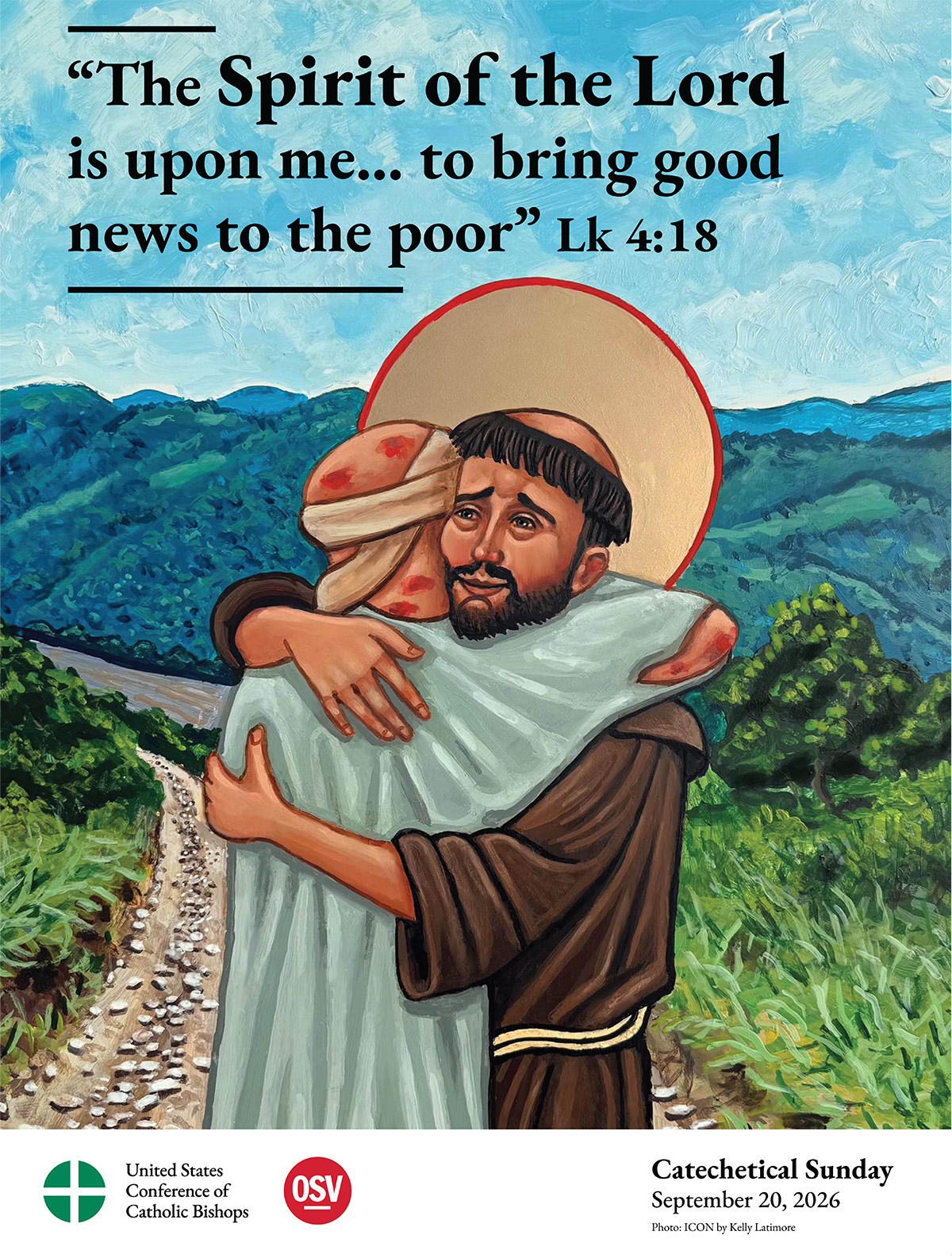 Catechetical Sunday 2026 Poster, Bilingual (English one side and Spanish second side)