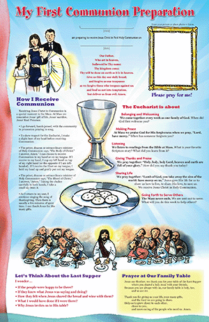 First Communion Family Poster