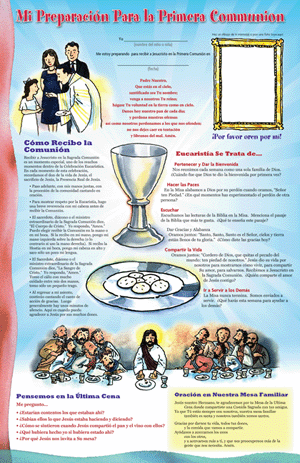 First Communion Family Poster, Spanish