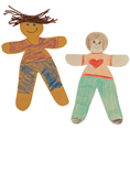 Rainforest Falls: Preschool Paper People (pkg of 12)