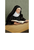 POF Card-Saint Gertrude the Great
