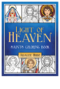 Light of Heaven Saints Coloring Book