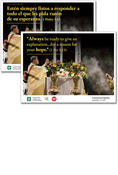 Catechetical Sunday 2025 Poster, Bilingual (English one side and Spanish second side)